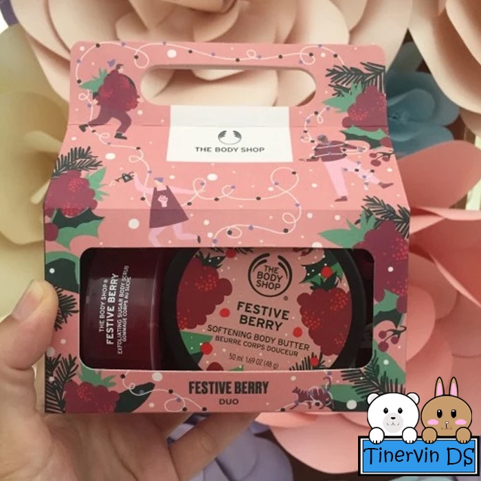 ASLI The Body Shop Gift Cube Festive Berry