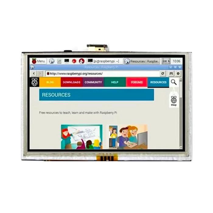 Monitor LCD 5" inch inci HDMI untuk Raspberry Pi 4