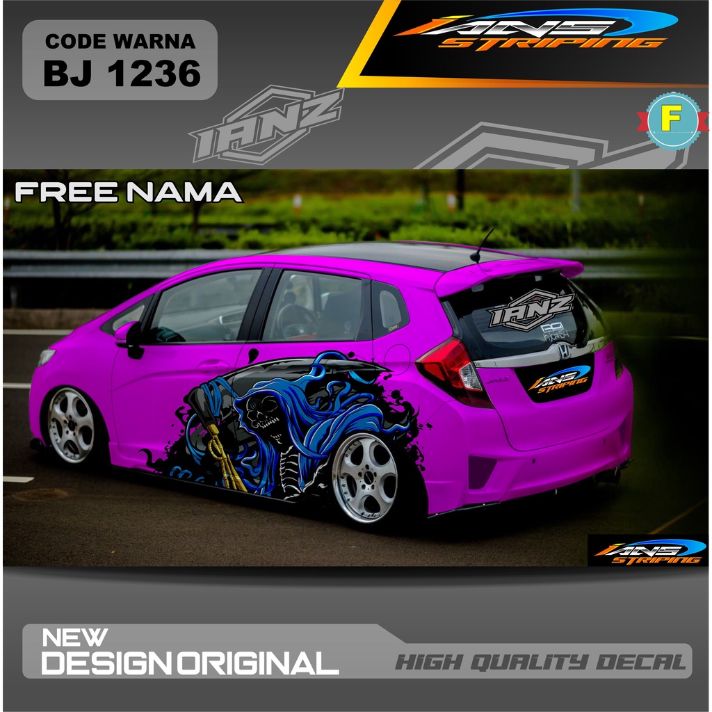 VARIASI STIKER MOBIL HONDA JAZZ TERBARU / DECAL STIKER BRIO AYLA AGYA / STICKER MOBIL TERMURAH