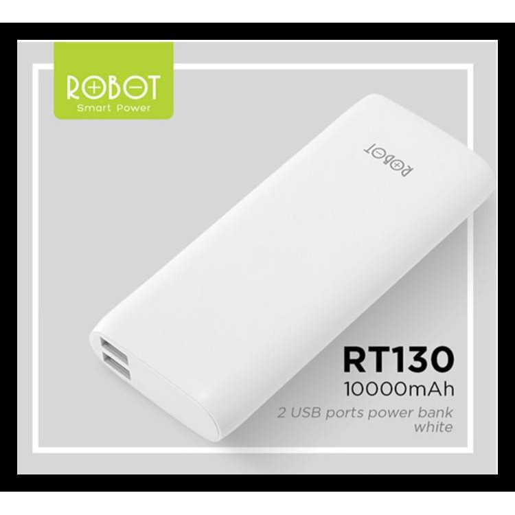 Promo Power Bank Robot Rt130 10000Mah / Powerbank Rt 130 10000 Mah Original Promo Murah :)