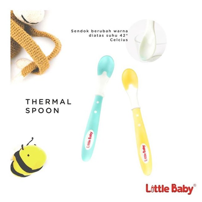 Little Baby Thermal Spoon Sendok Sensor isi 2 TSS0220
