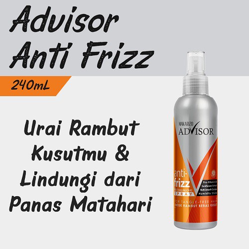 MAKARIZO Advisor Anti Frizz &amp; Dentangling Care Spray 70ml - 240ml