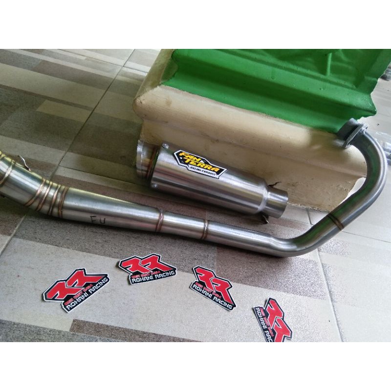 KNALPOT RACING FANTERRA LEHER PATEN PNP FU VIXION CB MP GL TIGER DLL