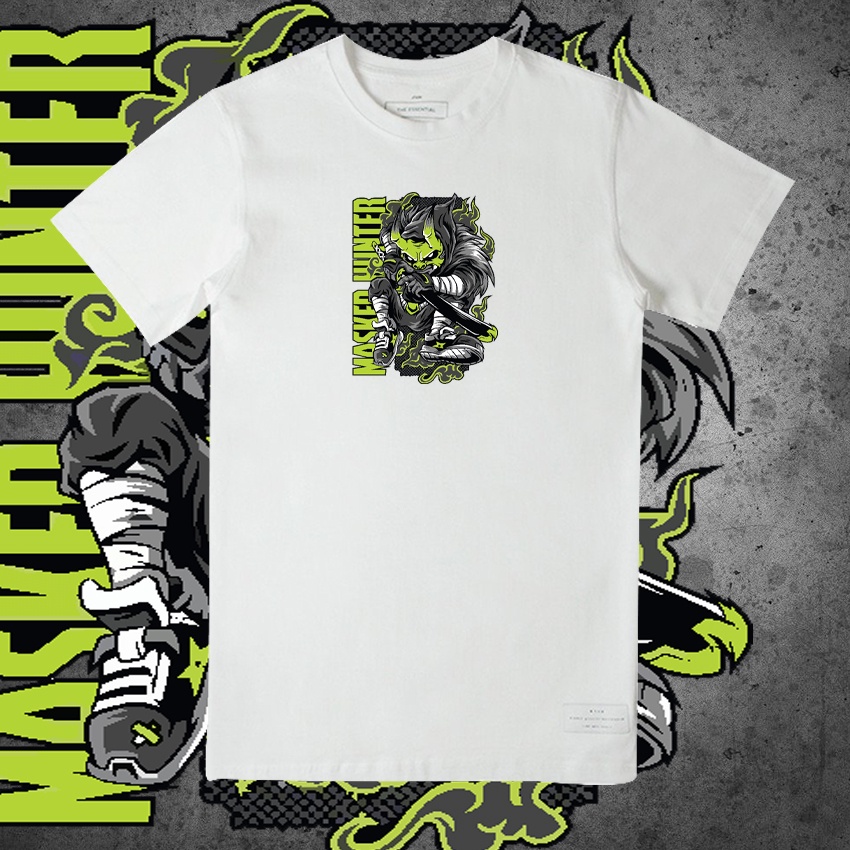 KAOS DISTRO pria terbaru''MASKER HUNTER&quot;