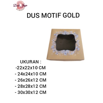 

Kardus Motif Gold Ukuran 30x30x12 cm