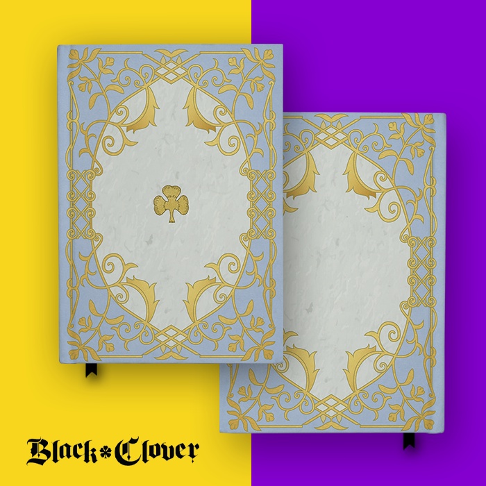 Buku Catatan Noelle Silva Grimoire Black Clover Anime Notebook Custom Jurnal Diary Cosplay Hardcover