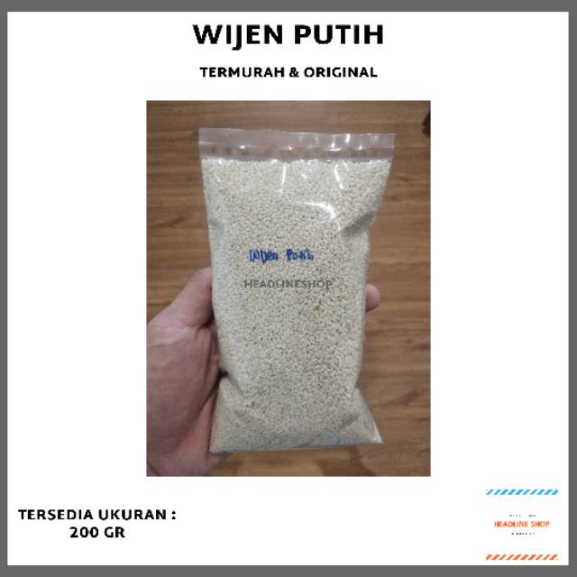 

Wijen Putih Repack 200 gr