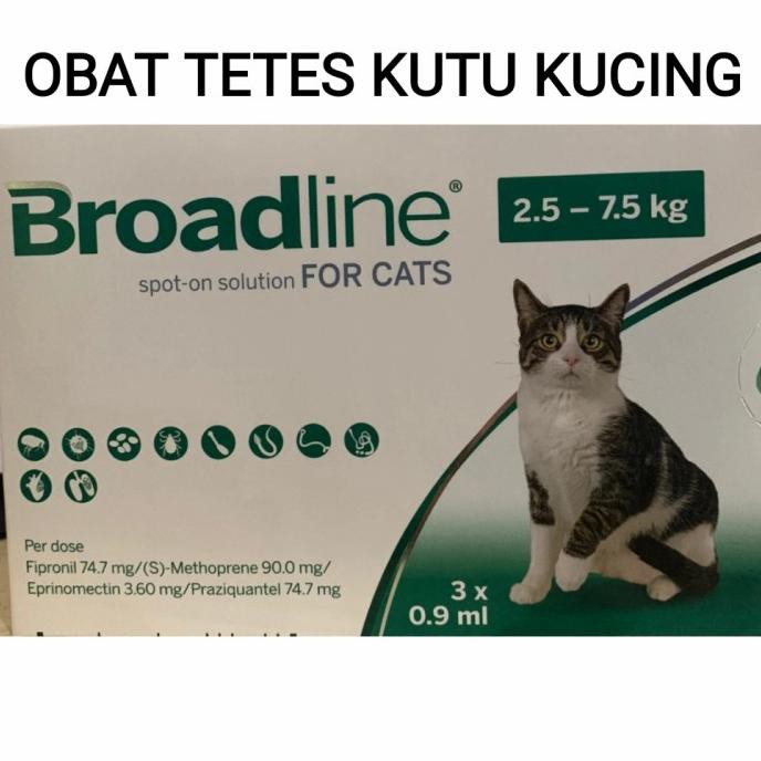 Jual Obat Kutu Kucing Broadline Tube Obat Tetes Kutu Kucing Shopee