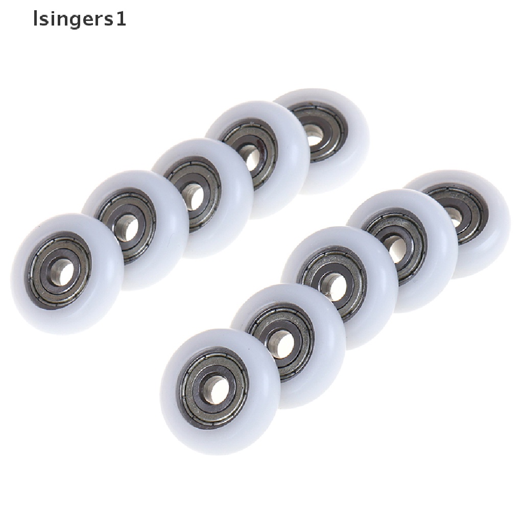 (lsingers1) 2 / 5 / 10pcs Roda roller Geser Pengganti Bahan Plastik Untuk Pintu Geser