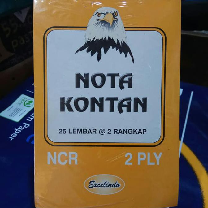 

Nota Kontan kecil 2 ply NCR Excelindo (kelipatan 10 buku)