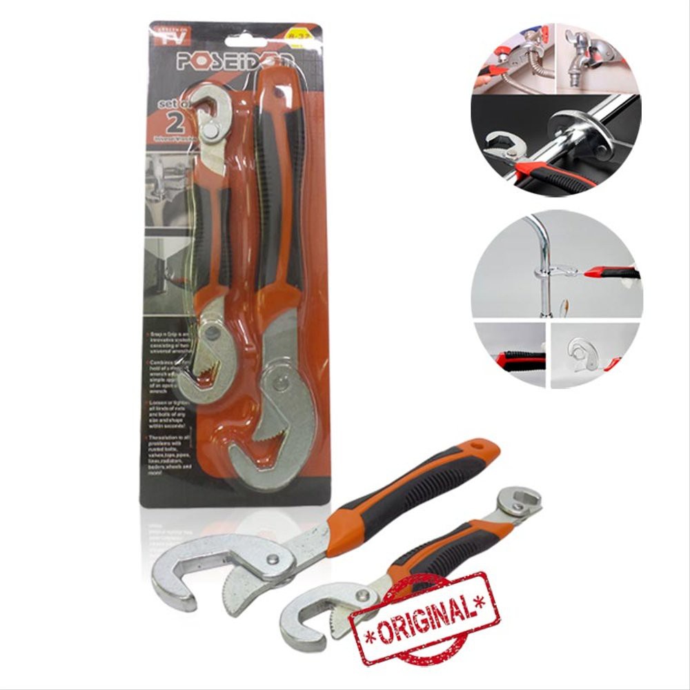 Ohome Tang Pintar MS-9-32 Snap N Grip 2 IN 1 Smart Wrench As Seen on TV Bengkel Tools Berkualitas