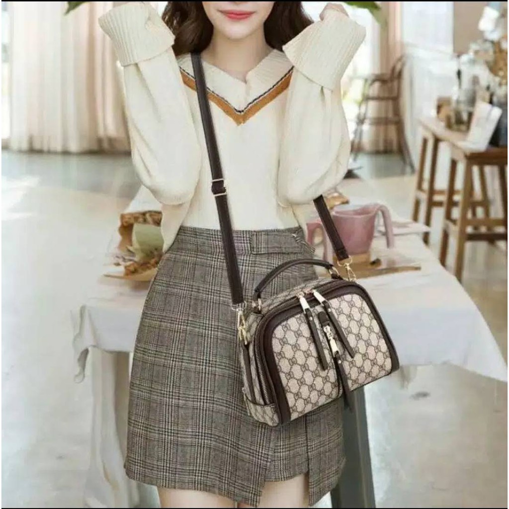 Tas Selempang Milano GcbagTas Handbag PX138 Wanita cewek Pesta Kerja Kantor cantik modis elegan +