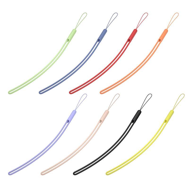 Tali Lanyard Leher Anti Hilang Warna Acak Untuk Kartu Id / Kunci / Kamera / Handphone