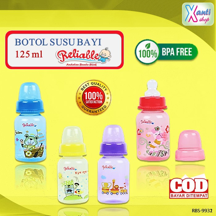 Botol Dot Susu Karakter dan lucu | Botol Dodot Newborn, Bayi dan Anak Anak 125ml