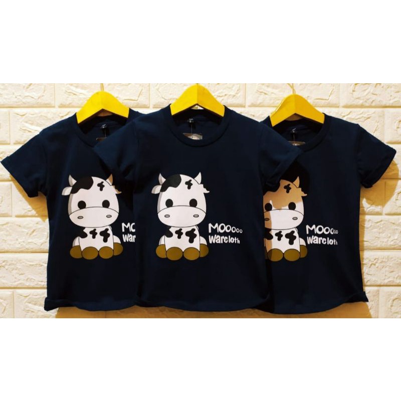 KAOS DISTRO ANAK / KAOS ANAK MOTIF SAPI