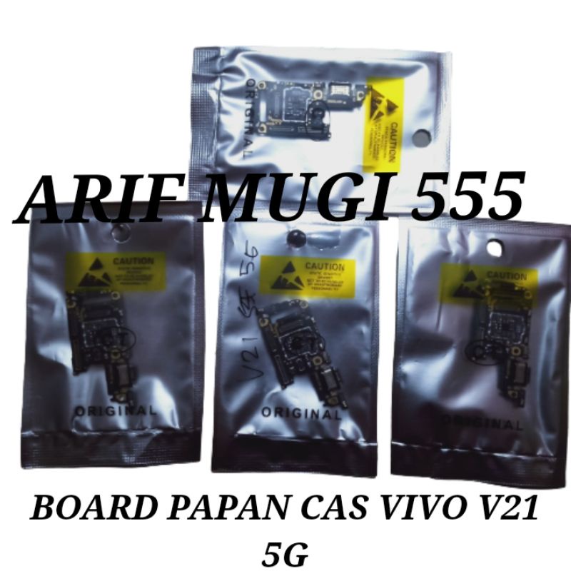 BOARD PAPAN CAS KONEKTOR CONEKTOR CHARGER VIVO V21 5G PLUG IN MIC ORIGINAL