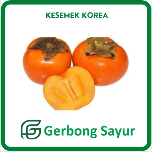 Buah Persimmon Kesemek Korea Segar - 1 Kg