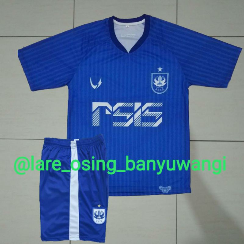 SETELAN PSIS TRAINING 2019 HOME BIRU LATIHAN JERSEY CELANA PRE SEASON PRINTING