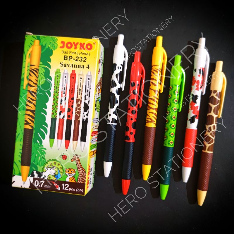

Pen ballpen joyko savanna 4 0.7 mm BP-232 . 12 unit