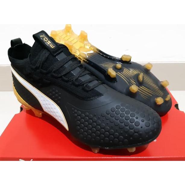 PR00M00 Sepatu Bola - Soccer Puma The ONE 1 Black Gold - FG MURAH