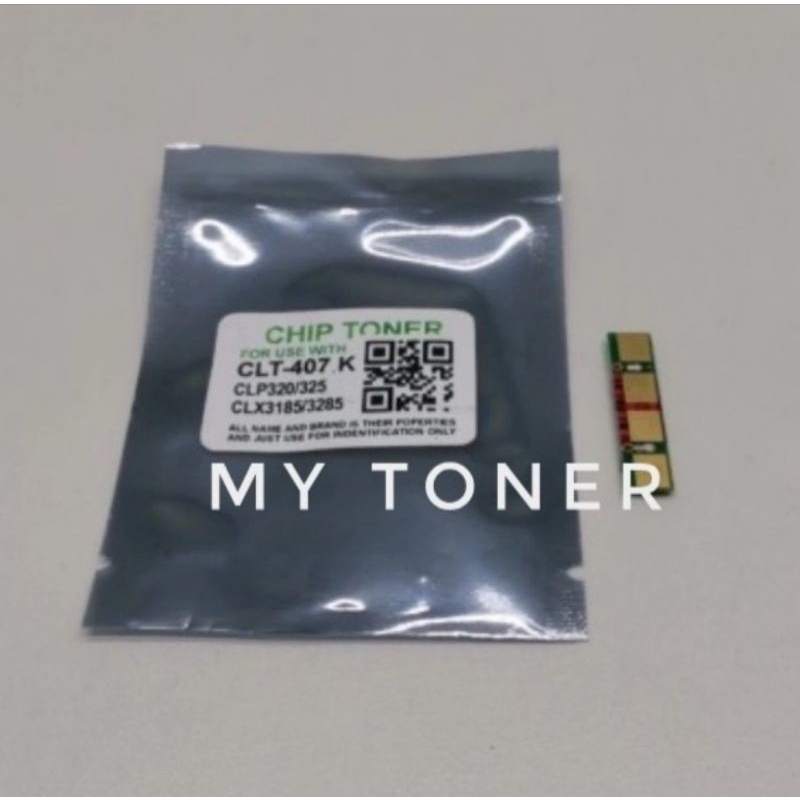 Chip Toner CLT-407 / CLT407 / CLP-320 / CLP325 / CLX3185 / CLX3285 / CLP320 Black