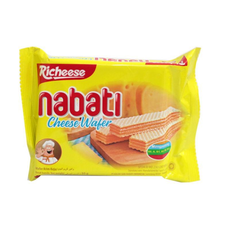 

Per bungkus Richeese Nabati 50gr