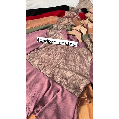 RACHEL ONE SET LACE / SET KONDANGAN / BRIDESMAID / LEBARAN / IDUL FITRI / RAYA SERIES / ILAYYA ONE SET-1