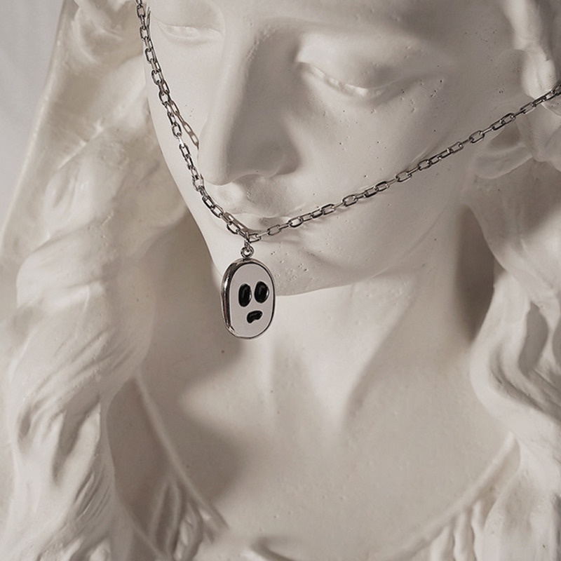 Ghost Face Necklace Accessories Chain Pendant Trend Personality Fashion