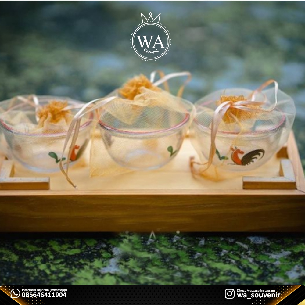 Souvenir Mangkok Jago Bening