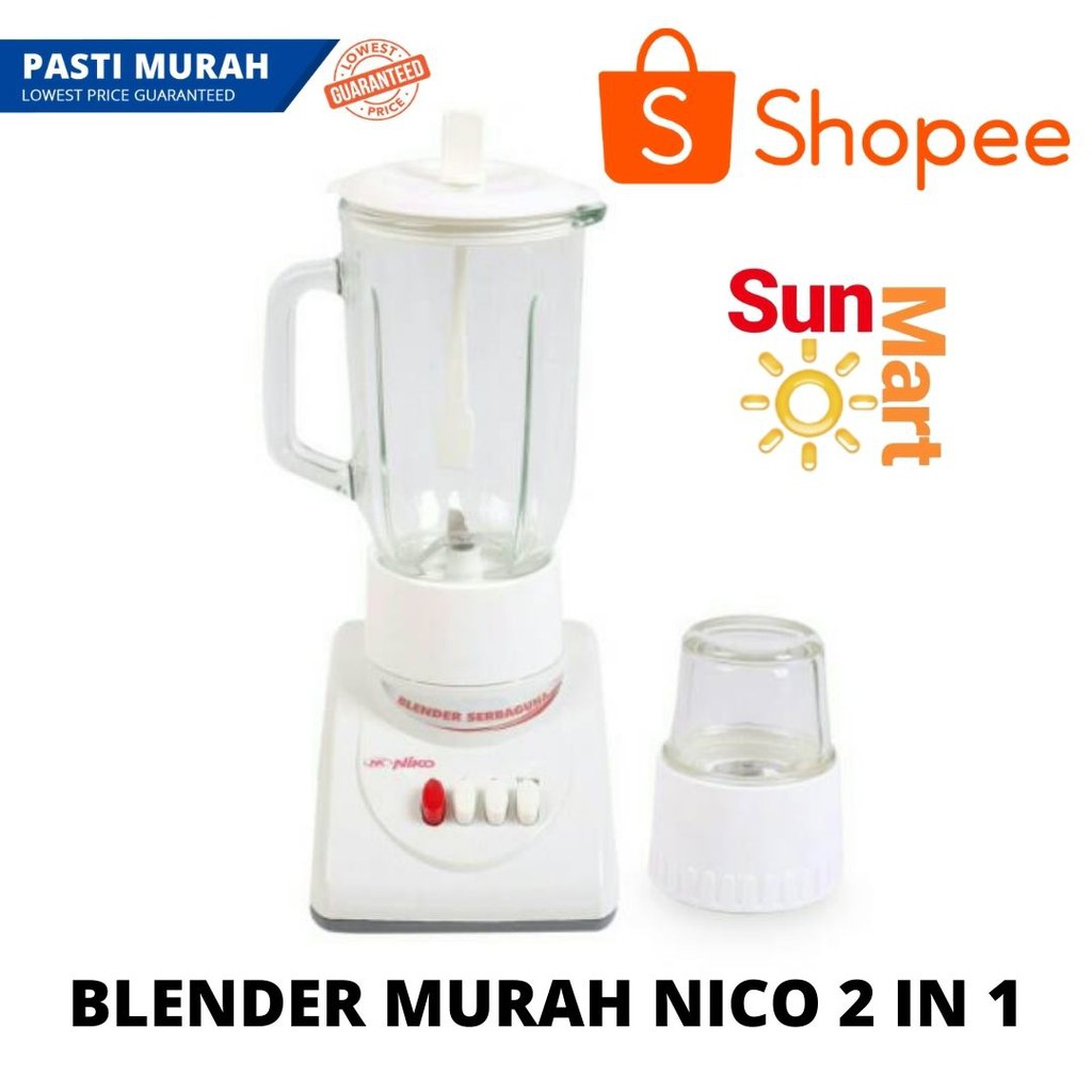 Blender Murah /Blender Nico kaca 2 In 1 NC BG4P