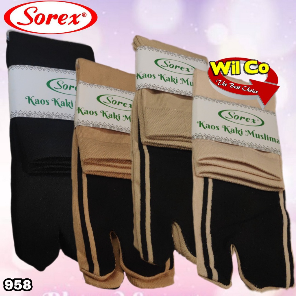 K958 - KAOS KAKI MUSLIMAH DENGAN JEMPOL SIZE S - L