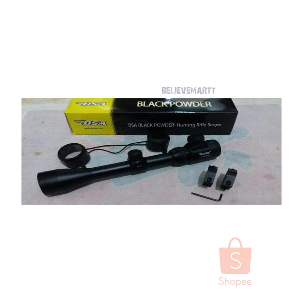 TEROPONG TPO2G2090 TELESCOPE BSA 39X40EG BLACK POWDER BSA TELESKOP SCOPE RIFLE