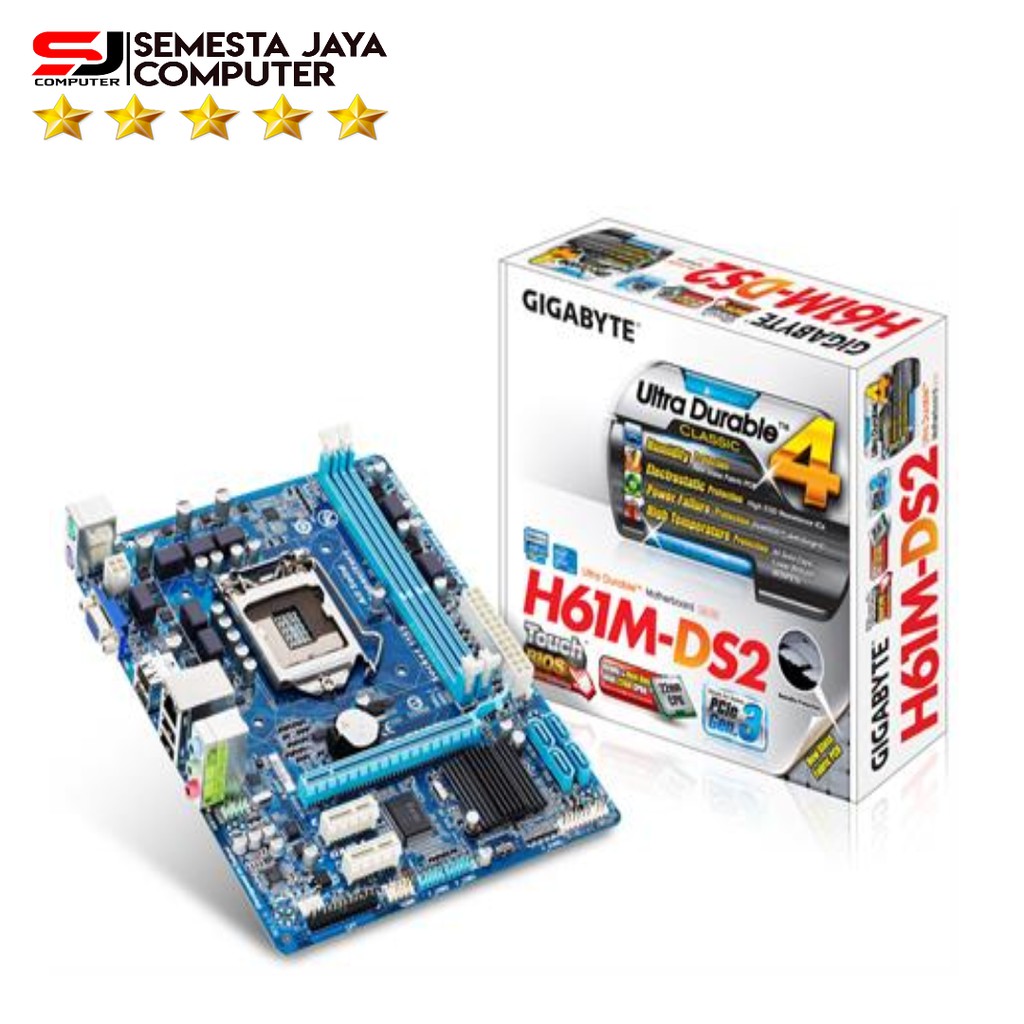 MAINBOARD GIGABYTE GA - H61 - DS2  (LGA1155, H61, DDR3)