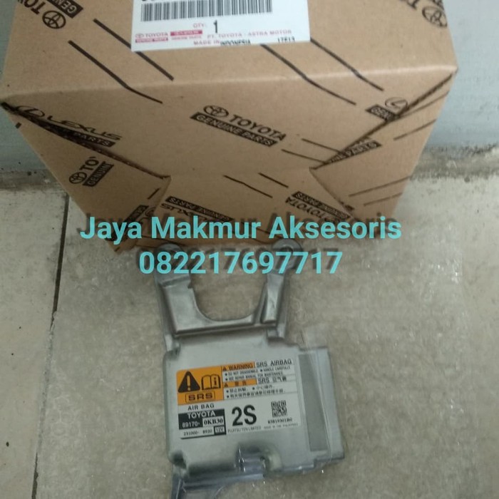 Modul Airbag Air Bag Toyota Fortuner 2015-2018 89170-0kb70 Original