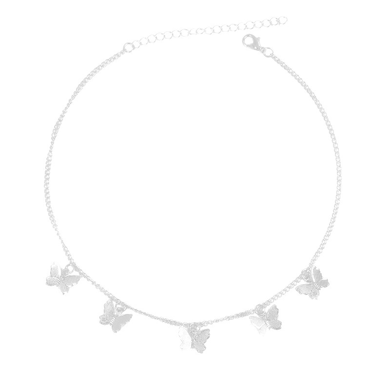 Gentle and light luxury niche butterfly star clavicle chain necklace 211014