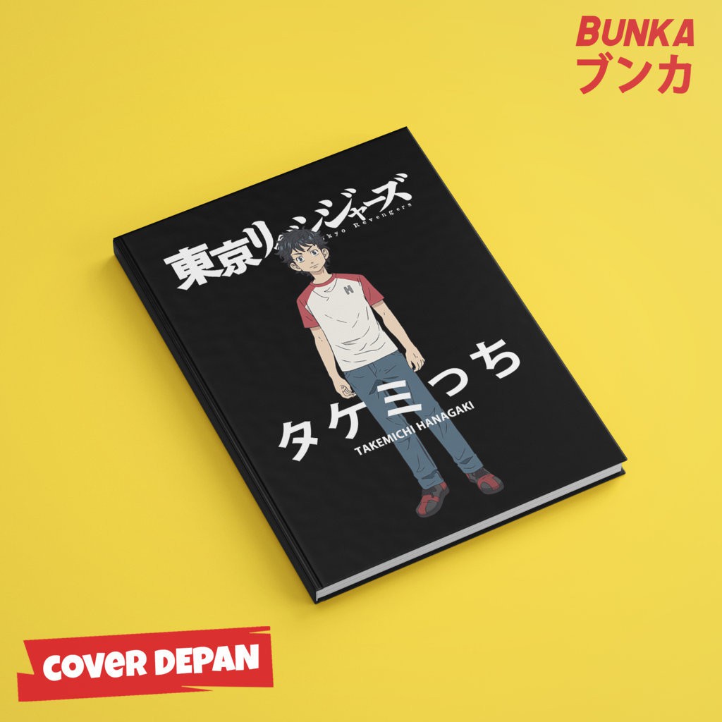 

Notebook Anime Tokyo Revenges Takemichi Adult Hardcover A5 Buku Tulis Catatan Note Agenda Planner