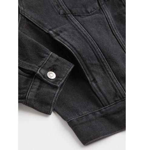 Harga TERMURAAH.. H&M Denim Jacket Black - Jaket Wanita