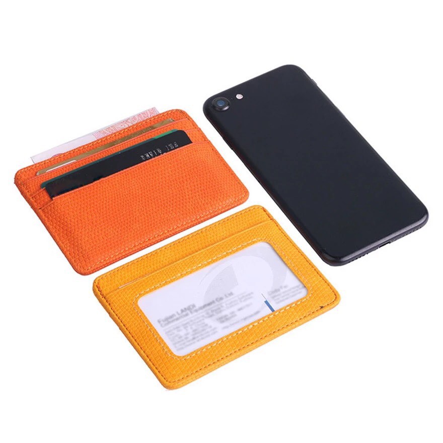 Dompet Kartu Wallet Card Holder Kulit Import J24