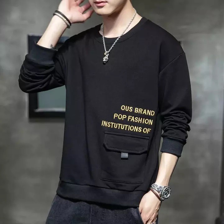 Kaos Distro Lengan Panjang Pria Korea MatchAfashion Hiphop Style / Baju Lengan Panjang Cowo Korea