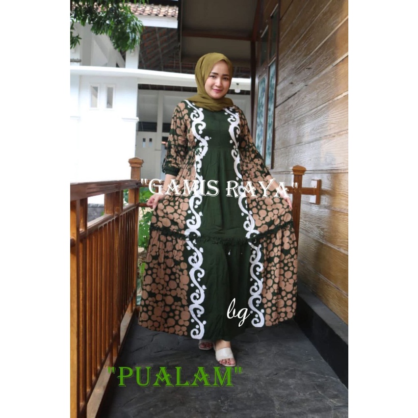 BG ORI RAYA NEW PUALAM "READY" GAMIS RAYA TWILL ORI SIZE " S M L XL XXL " | GAMIS TWILL ABSTRAK | TW