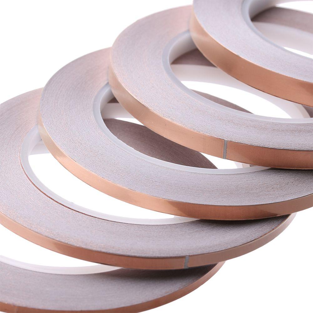 CHOOKYY 1pc Copper Foil Tape Perekat Strip Perlindungan Lem EMI Baru