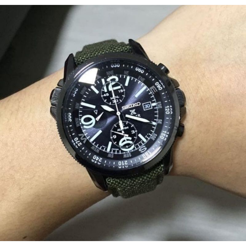 Jam PRIA SEIKO SSCP295P1 SOLAR MILITARY