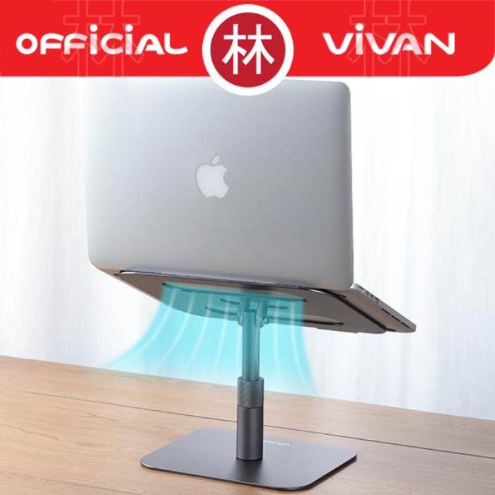 Vivan VLS03 Aluminum Lifetable &amp; Foldable Laptop Cooling Stand