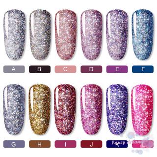  Cat Kuku Gel  Uv Led Glitter Tahan Lama Untuk Wanita 