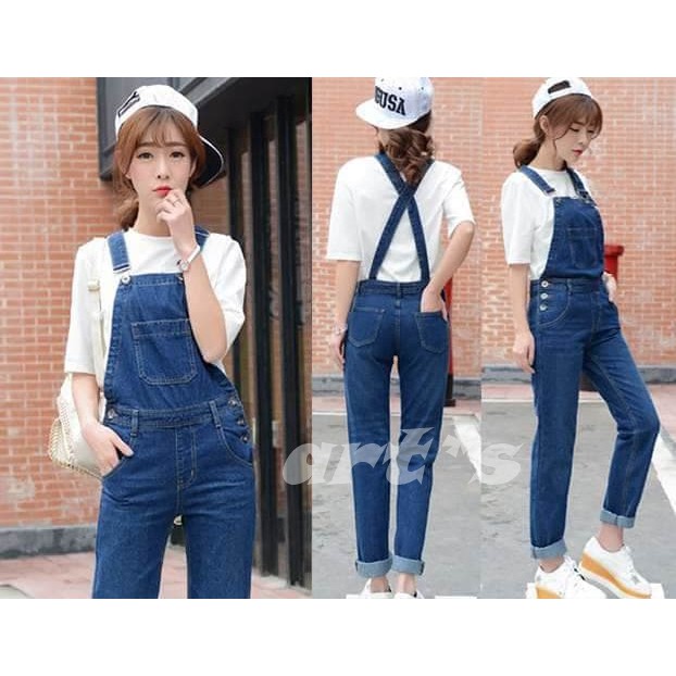 SHOPEE>CEALANA>CELANA OVERALL>OVERALL>OVERALL JEANS>JUMSUIT>OVERALL WANITA>FASHION WANITA>JEANS