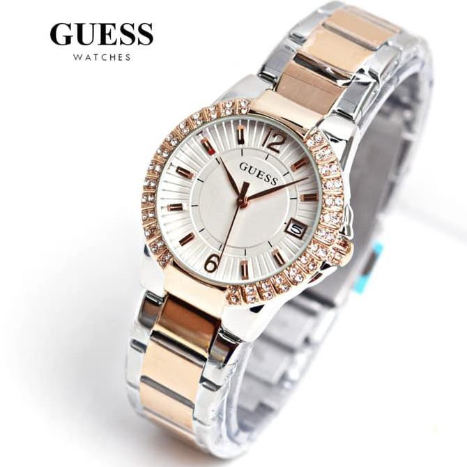 TERBARU JAM TANGAN WANITA / ARLOJI CEWEK MEREK GUESS TERLARIS