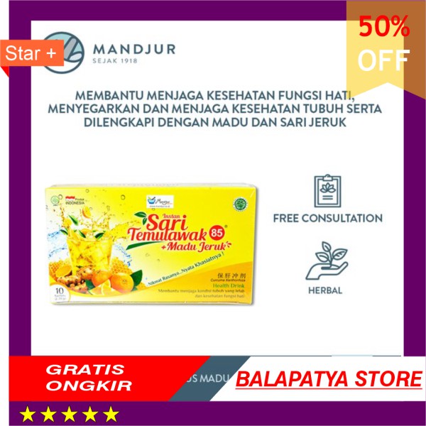 

CUMA HARI INI SAJA!!! 50 Off Sari Temulawak 85 Instan Plus Madu Jeruk