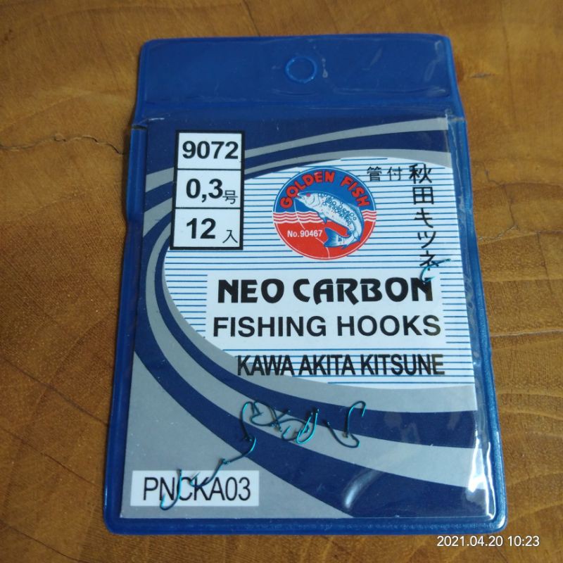 Kail Neo Carbon 9072, Kawa Akita Kitsune, Biru Sabit Lubang-0.3
