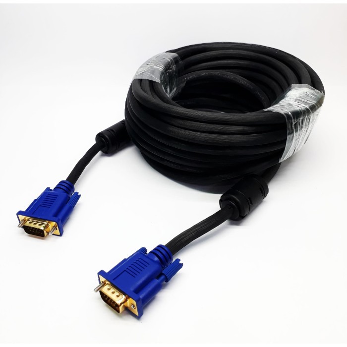 CABLE VGA MALE MALE  5M NYK GOLD PLATED