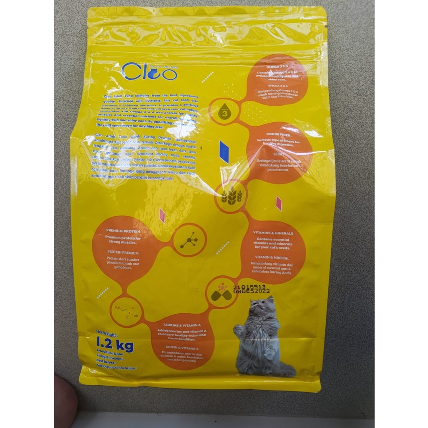 CLEO Tuna Adult Cat Food Freshpack 1.2kg